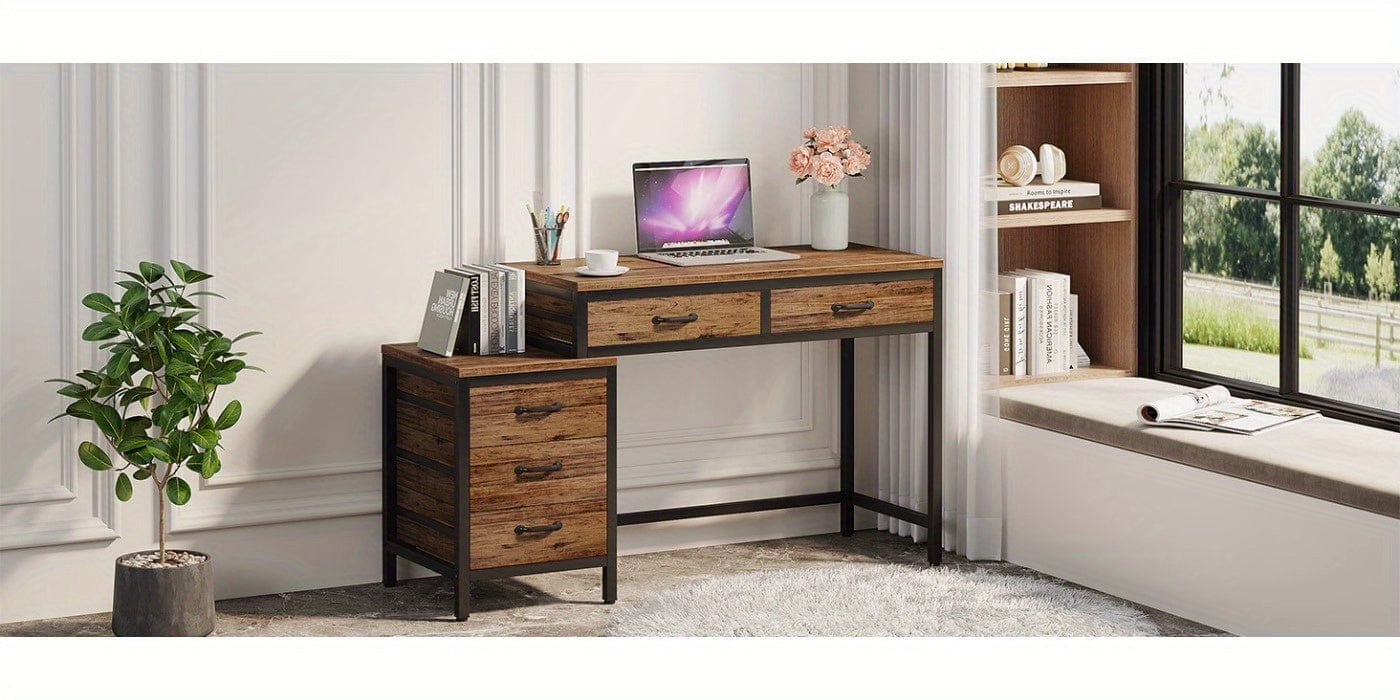 Grande coiffeuse avec rangement Bois