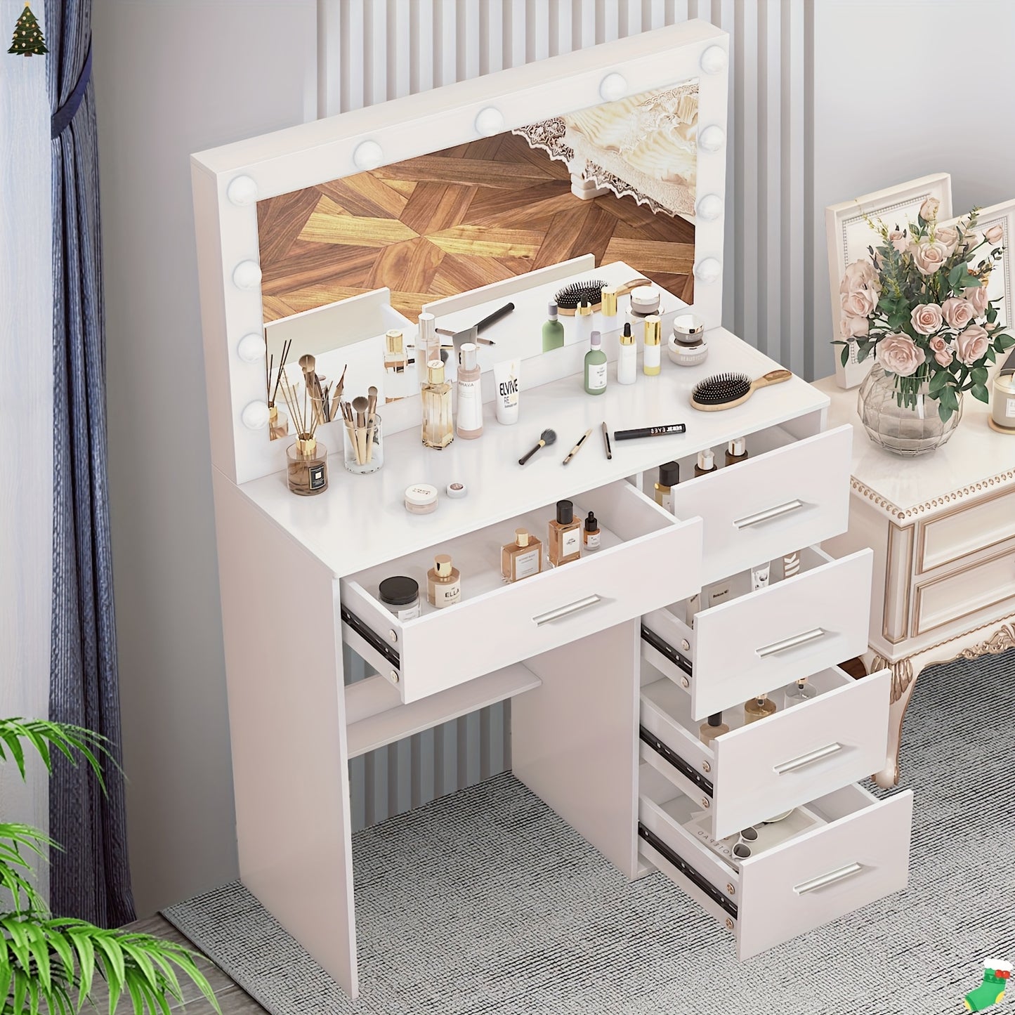 Coiffeuse avec tiroir