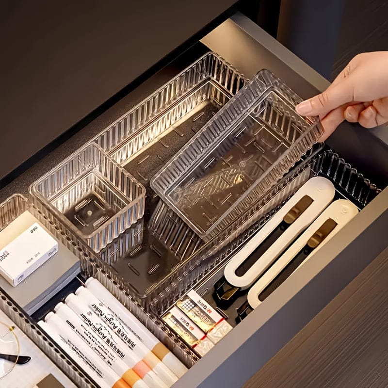 Boite tiroir de rangement 10pcs (XL+3L+3M+3S)