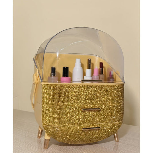 Boites de rangement avec couvercle Or