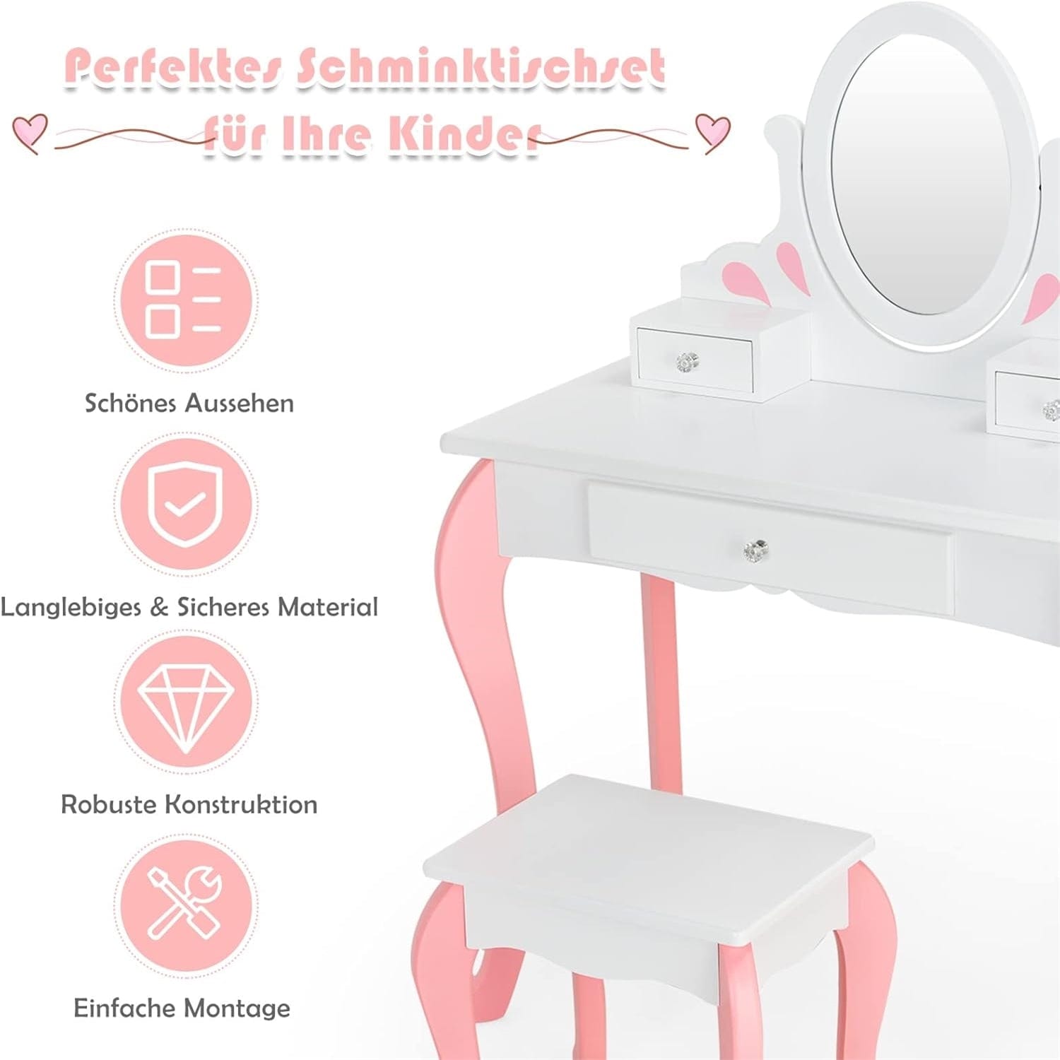 Coiffeuse baroque Blanc