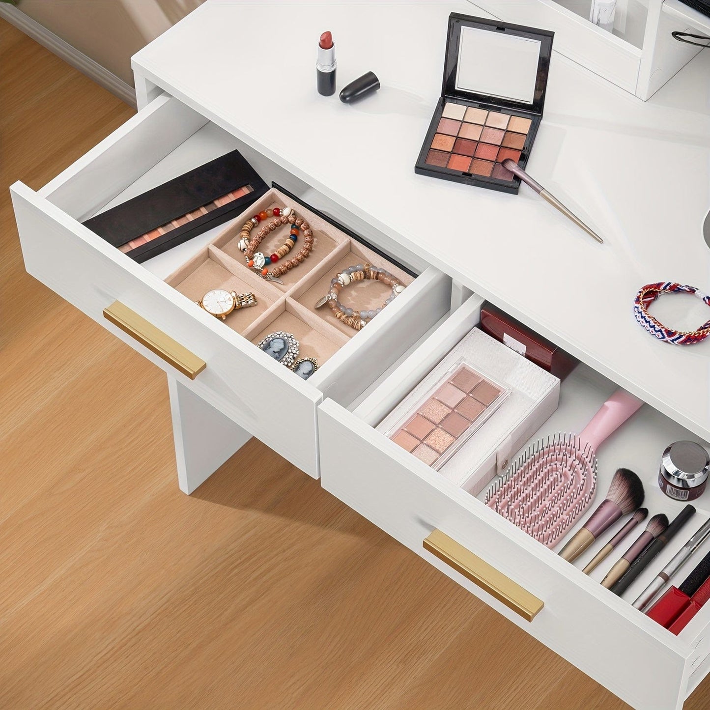 Coiffeuse femme Blanc