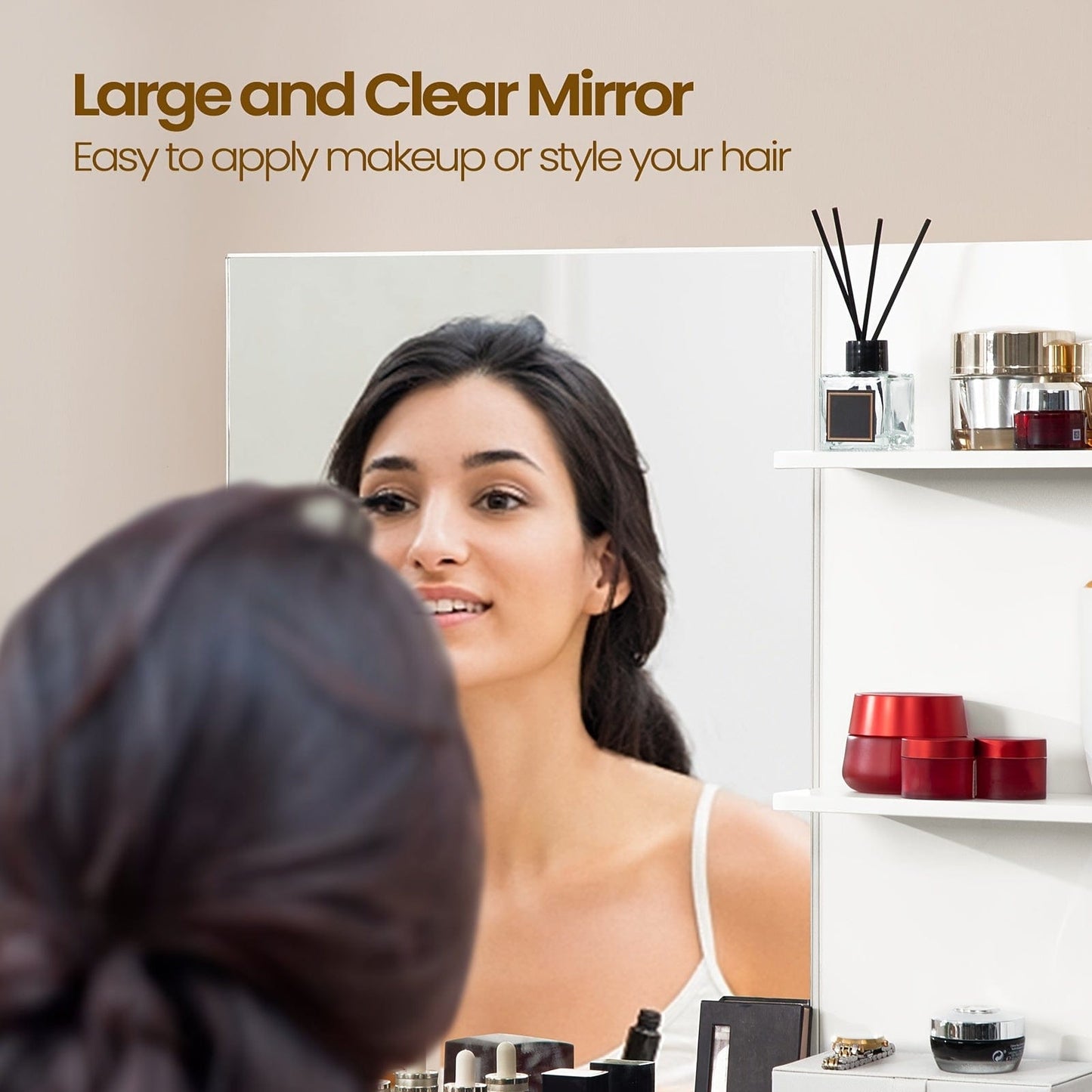 Coiffeuse femme Blanc