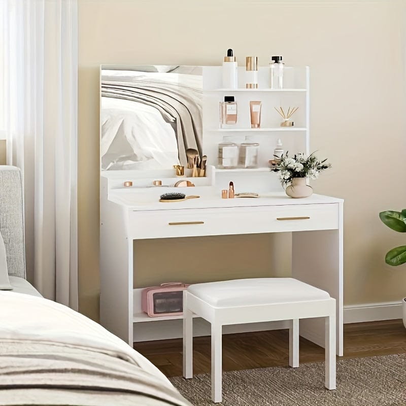 Coiffeuse femme Blanc