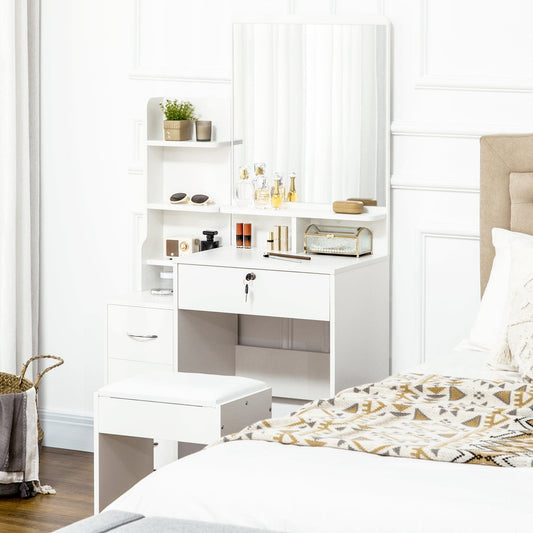 Coiffeuse meuble - Léa Blanc