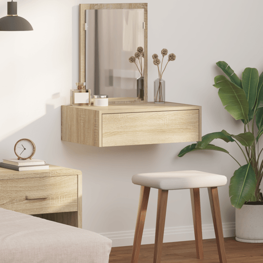 Coiffeuse suspendu Bois