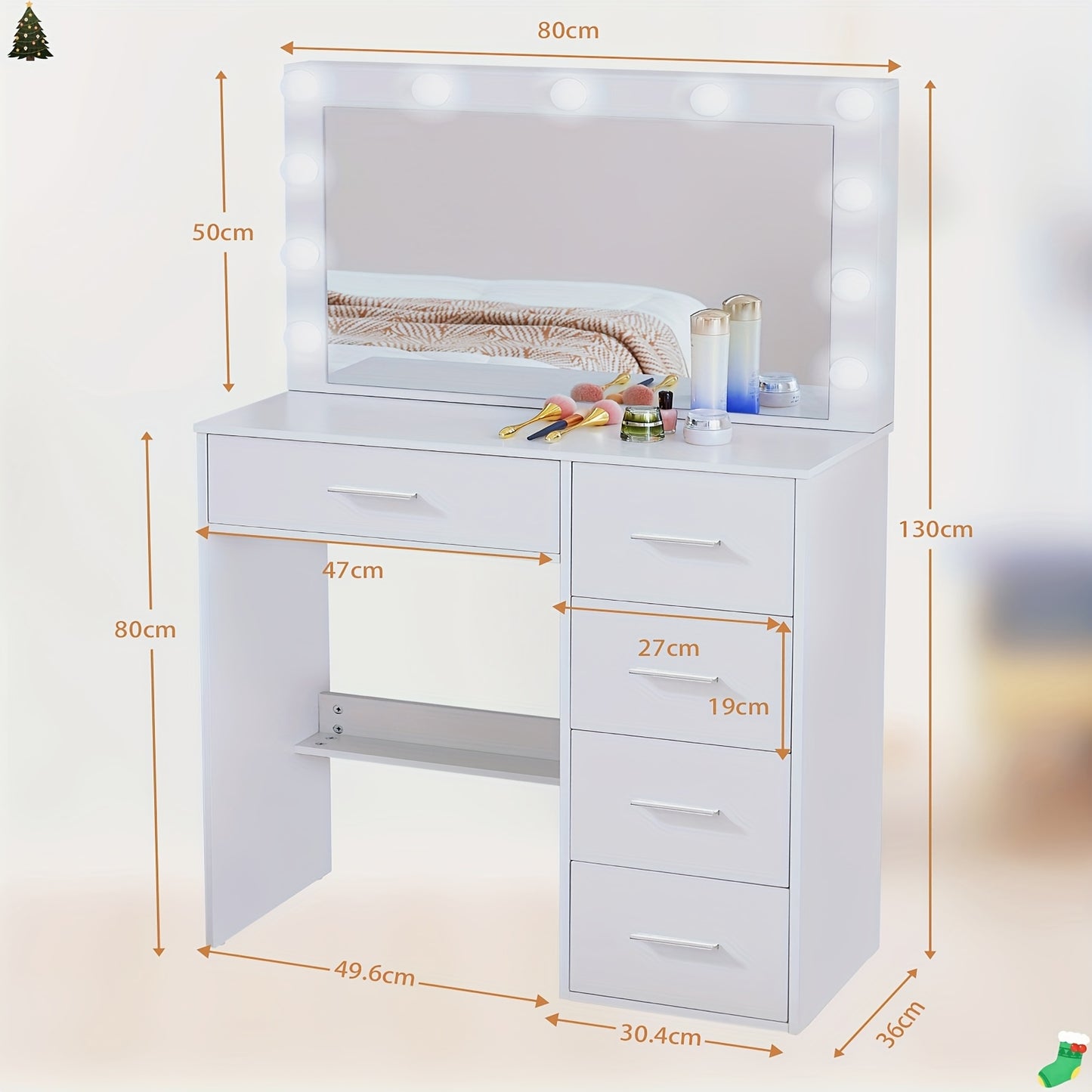 Coiffeuse avec tiroir