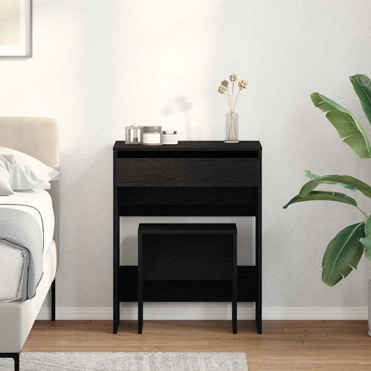 Coiffeuse meuble noir