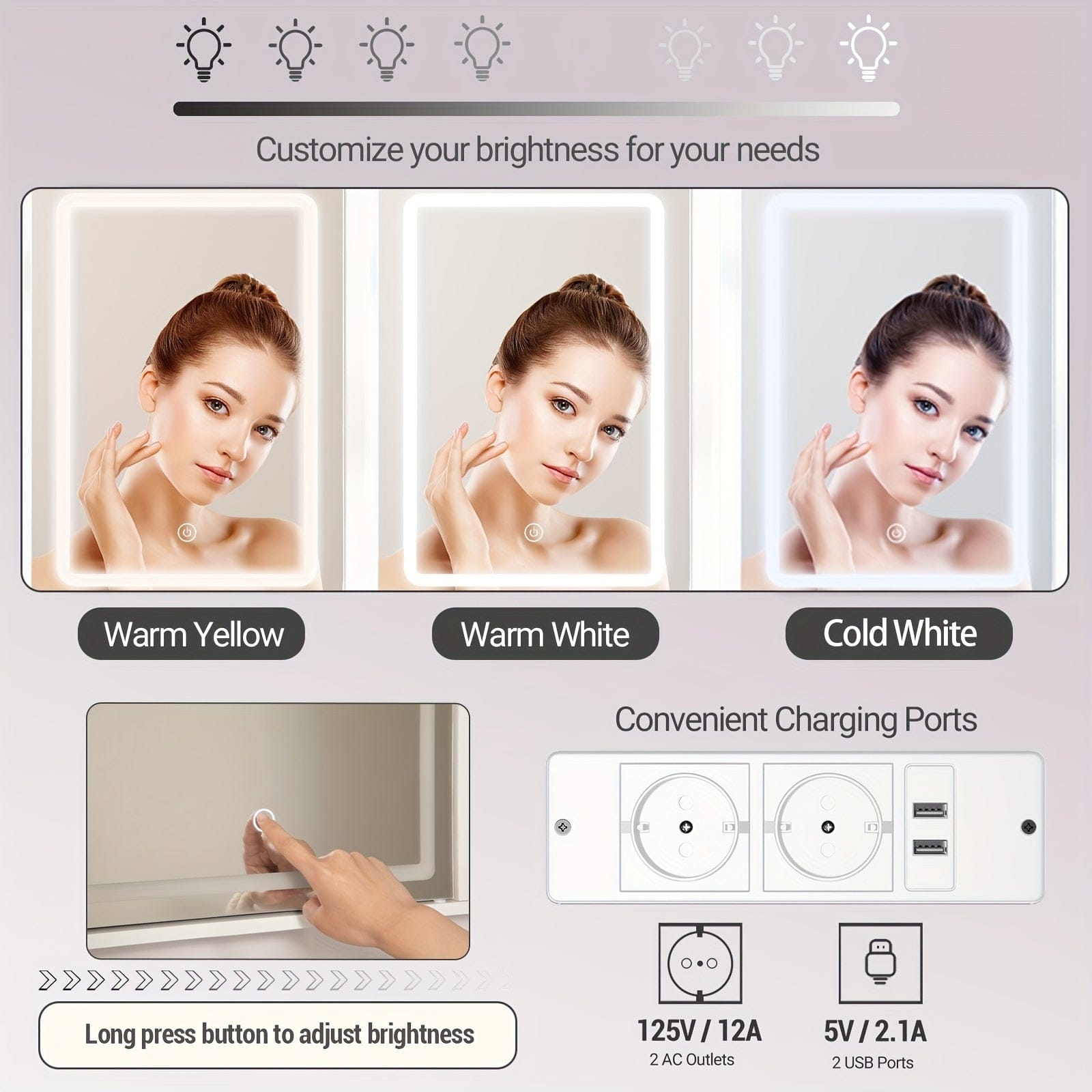 Meuble coiffeuse Blanc