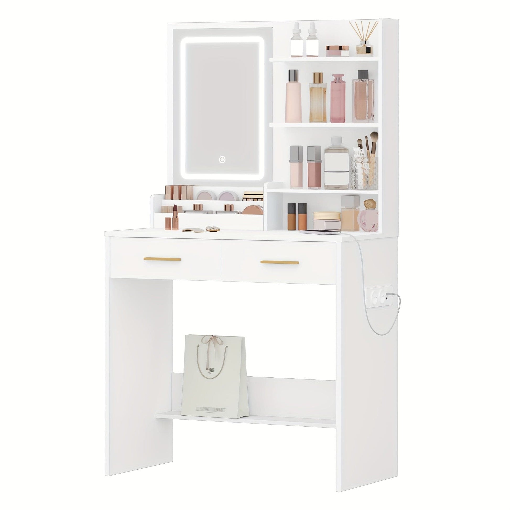 Meuble coiffeuse Blanc