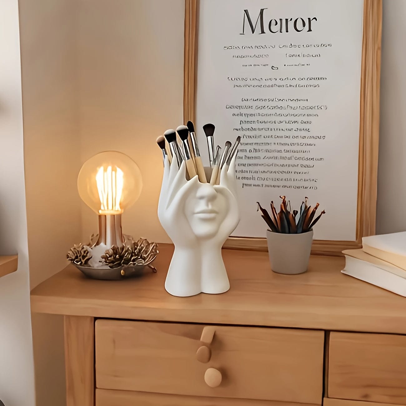 Rangement maquillage Blanc